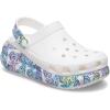 imageCrocs Unisex Adult Crush ClogsWhiteMulti Butterfly