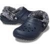 imageCrocs UnisexAdult Classic Fleece Lined Clogs Fuzzy Slippers for Women and MenNavy