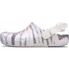 imageCrocs UnisexAdult Classic Work Clogs Slip Resistant ShoesChalkPastel Tie Dye