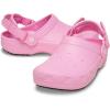 imageCrocs UnisexAdult Classic Work Clogs Slip Resistant ShoesPink Tweed