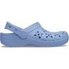 imageCrocs UnisexChild Classic Clogs with Floral Cut Out Design Kids and Toddler ShoesBlue Haze