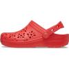 imageCrocs UnisexChild Classic Clogs with Floral Cut Out Design Kids and Toddler ShoesCherry Red