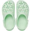 imageCrocs UnisexChild Classic Clogs with Floral Cut Out Design Kids and Toddler ShoesJade Tint