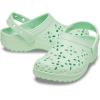 imageCrocs UnisexChild Classic Clogs with Floral Cut Out Design Kids and Toddler ShoesJade Tint
