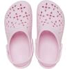 imageCrocs UnisexChild Classic Clogs with Floral Cut Out Design Kids and Toddler ShoesPink Milk