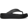 imageCrocs Women Getaway Platform Flip Flops Wedge Sandals for Women Black Glitter 5 Women