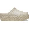imageCrocs Womens Dylan Platform ClogAlmond TintLeopard