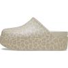 imageCrocs Womens Dylan Platform ClogAlmond TintLeopard