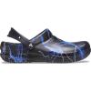 imageCrocs unisexadult Mens and Womens Bistro Graphic Clog  Slip Resistant Work ShoesBlackLightning
