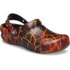 imageCrocs unisexadult Mens and Womens Bistro Graphic Clog  Slip Resistant Work ShoesHot Lava Print