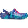 imageCrocs unisexadult Mens and Womens Bistro Graphic Clog  Slip Resistant Work ShoesTie DyeNavy