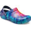 imageCrocs unisexadult Mens and Womens Bistro Graphic Clog  Slip Resistant Work ShoesTie DyeNavy