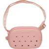 imageCrocs Classic Belt Waist Bag Customizable Fanny Pack Personalize with Jibbitz Charms Powder Pink One SizePowder Pink