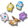 imageCrocs Jibbitz Pokmon Shoe Charm PacksGengarEeevee