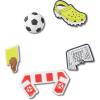 imageCrocs Jibbitz Sports amp Outdoor Shoe Charm PacksSoccer Team