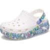 imageCrocs Unisex Adult Crush ClogsWhiteMulti Butterfly