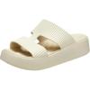 imageCrocs Womens Getaway Platform HStrap Sandals Wedge for WomenSandstone