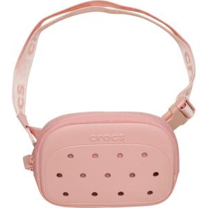 imageCrocs Classic Belt Waist Bag Customizable Fanny Pack Personalize with Jibbitz Charms Powder Pink One SizePowder Pink