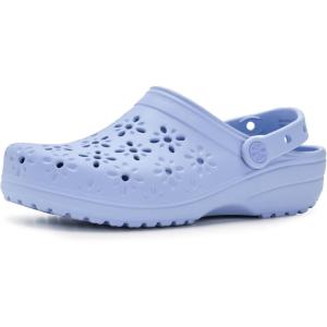 imageCrocs Unisex Adult Floral Classic ClogsBlue Haze