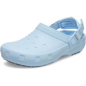 imageCrocs UnisexAdult Classic Work Clogs Slip Resistant ShoesBlue Frost