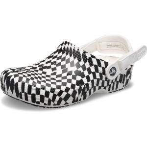 imageCrocs UnisexAdult Classic Work Clogs Slip Resistant ShoesWhiteBlack