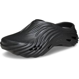 imageCrocs UnisexAdult Echo Wave ClogsBlackBlack