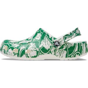 imageCrocs UnisexChild Classic Graphic ClogGreen Ivy