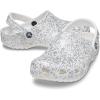 imageCrocs Unisex Adult Classic Glitter ClogsWhiteSilver Glitter