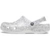 imageCrocs Unisex Adult Classic Glitter ClogsWhiteSilver Glitter