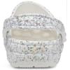 imageCrocs Unisex Adult Classic Glitter ClogsWhiteSilver Glitter