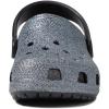 imageCrocs Kids Classic ClogsBlackSilver Glitter
