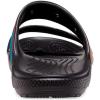 imageCrocs Mens Classic Slide SandalsBlackSpray Dye