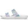 imageCrocs Mens Classic Slide SandalsWhiteMulti Butterfly