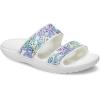 imageCrocs Mens Classic Slide SandalsWhiteMulti Butterfly