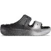 imageCrocs Womens Classic Marbled Tiedye ClogsBlackSilver