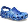 imageCrocs Womens Classic Marbled Tiedye ClogsBlue BoltMulti