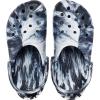 imageCrocs Womens Classic Marbled Tiedye ClogsWhiteBlackn