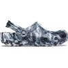 imageCrocs Womens Classic Marbled Tiedye ClogsWhiteBlackn