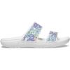 imageCrocs Mens Classic Slide SandalsWhiteMulti Butterfly