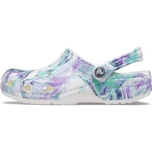 imageCrocs Kids Classic ClogsWhiteOrchid