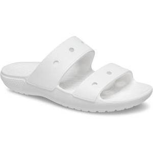 imageCrocs Mens Classic Slide SandalsWhite