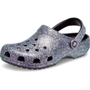 imageCrocs Womens Classic Marbled Tiedye ClogsBlackMulti