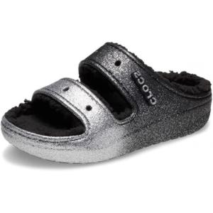 imageCrocs Womens Classic Marbled Tiedye ClogsBlackSilver