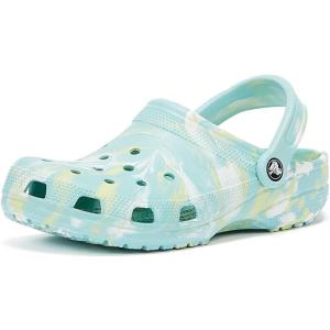 imageCrocs Womens Classic Marbled Tiedye ClogsPure WaterMulti