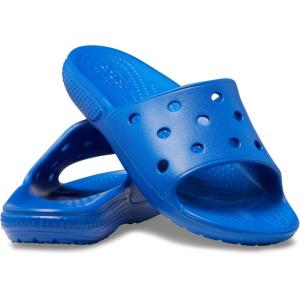imageCrocs unisexchild Kids Classic Slide SandalsBlue Bolt