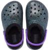 imageCrocs Unisex Child Kids Classic Lined  Kids Slippers Clog Starry Skies Glitter 6 Big Kid US