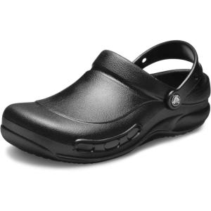 imageCrocs UnisexAdult Bistro Work Clogs  Enclosed Toe  Slip Resistant  All Day ComfortBlack