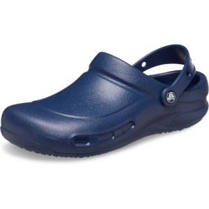 imageCrocs UnisexAdult Bistro Work Clogs  Enclosed Toe  Slip Resistant  All Day ComfortNavy