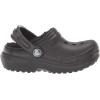 imageCrocs Kids Classic Lined Clogs for Toddlers  Synthetic Upper amp Lining  Synthetic Outsole amp Insole BlackBlack 10 Toddler M