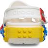 imageCrocs UnisexAdult Classic Lego System Clogs Lego Shoes for Women and MenWhite